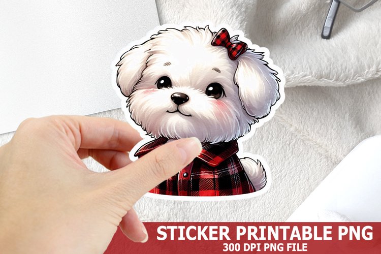 Christmas Dog Clipart Image 19