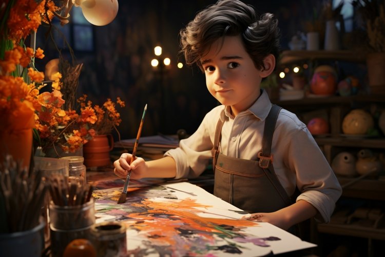 Painter Clipart Image 22