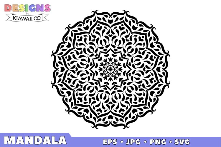 Mandala 7 EPS, JPG, PNG, SVG example image 1