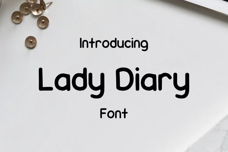 Lady Diary Font