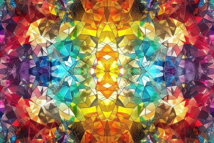 Mosaic Texture Background Wallpaper example image 1