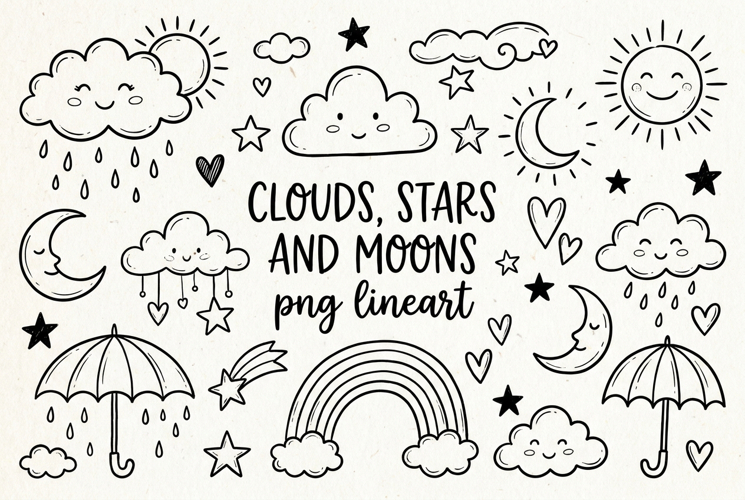 Hand Drawn Rainbow Svg Image 19