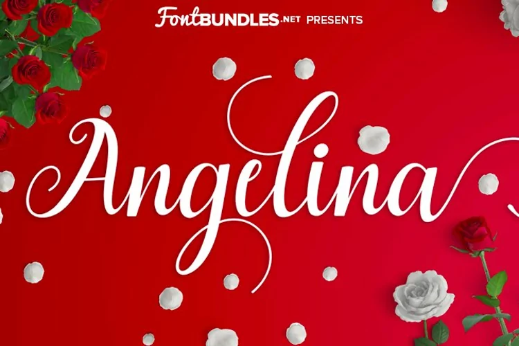 Angelina - A Sweet Bouncy Modern Script Font