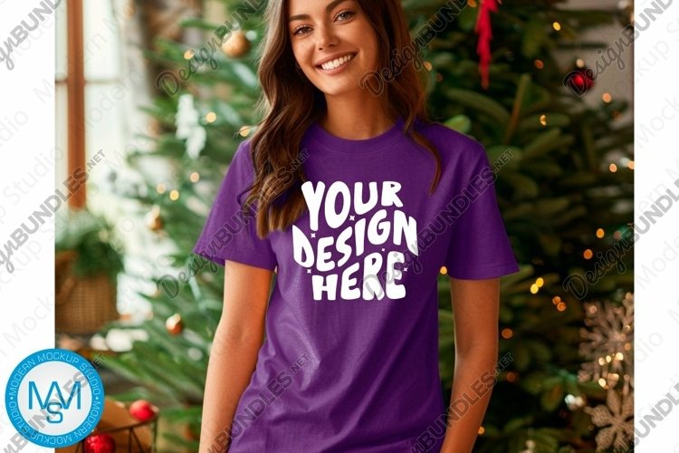 White Tshirt Mockup Image 5