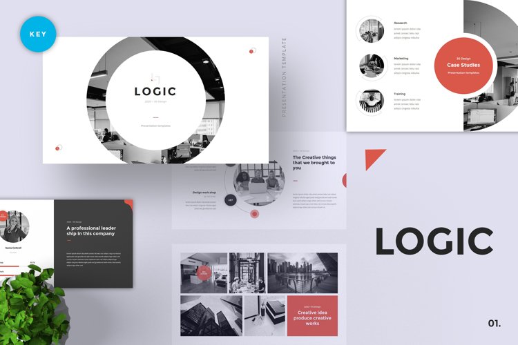 Logic - Pitch Deck Keynote Template example image 1