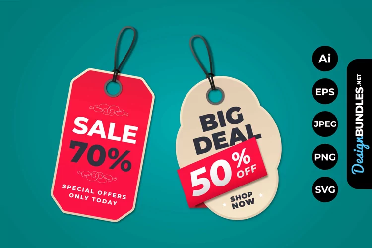 Hanging Sale Label