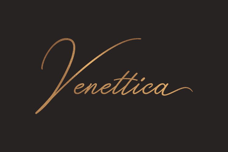 Venettica Signature Romantic Script example image 1