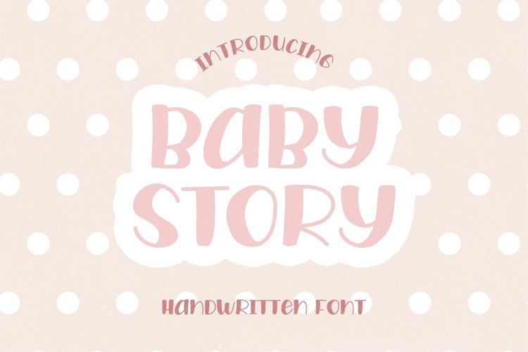 Baby Story - A Cute Handwritten Font example image 1