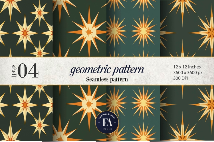 Geometric Seamless Pattern Image 2