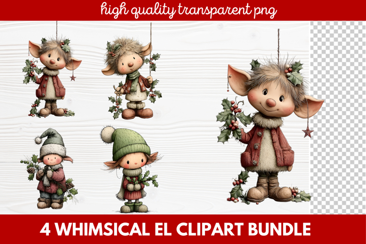 Cute Elf Clipart Image 11