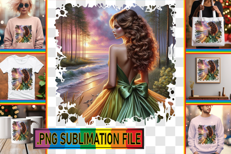 Sweet TSHIRT Designs Art PNG, Women