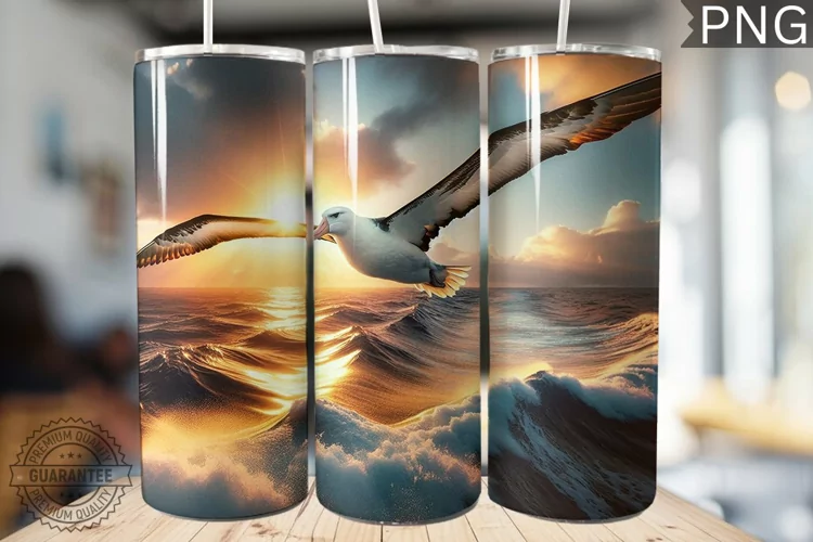 Albatross Tumbler Wrap - Albatross Tumbler Design