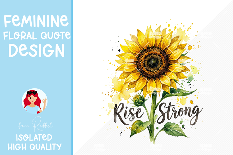 Watercolor Flowers Image 12