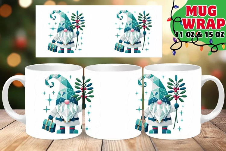 WINTER GNOME JOY 11OZ 15OZ MUG WRAP