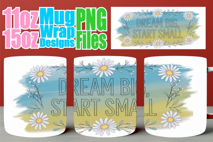 Unique sunsets 11oz 15oz sublimation wrap, Quote example image 1
