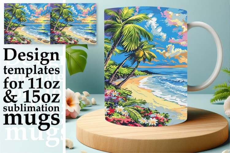 Beach Sublimation Design Image 4
