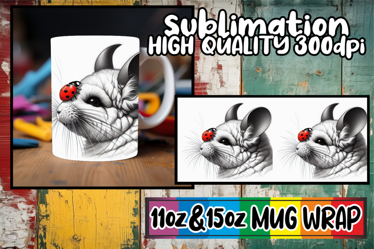 Sweet nostalgia 11oz 15oz sublimation wrap, Cute Animals