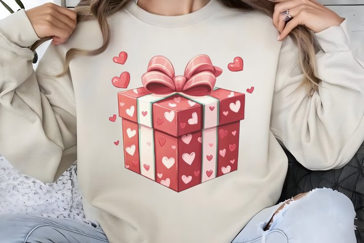 Cute Watercolor Valentines Day Clipart PNG