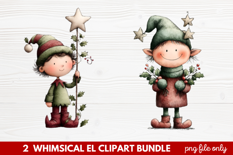 Cute Elf Clipart Image 24