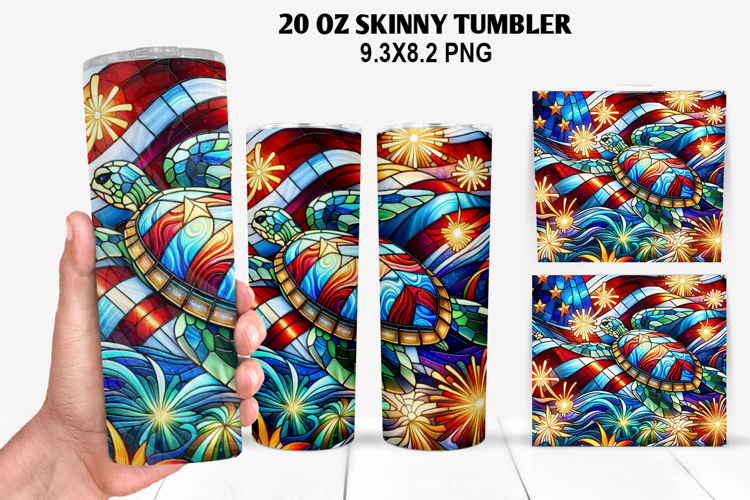 Skinny Tumbler 20oz Wrap Design,4th of july Tumbler PNG