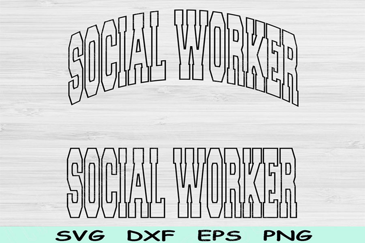 Social Worker Svg Dxf, Social Worker Png, Mental Health Svg