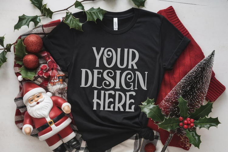 Christmas Family Matching Group T-Shirt Mockup