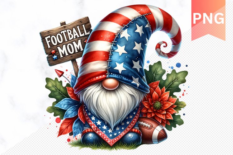 4th Of July Gnome Clipart Image 8