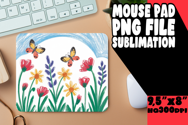 RADIANT MOUSE PAD ARTISTIC STYLE, Flowers