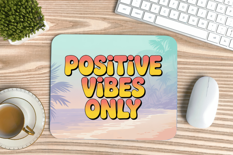 Inspirational Quotes Mouse Pad, Motivational PNG Sublimation