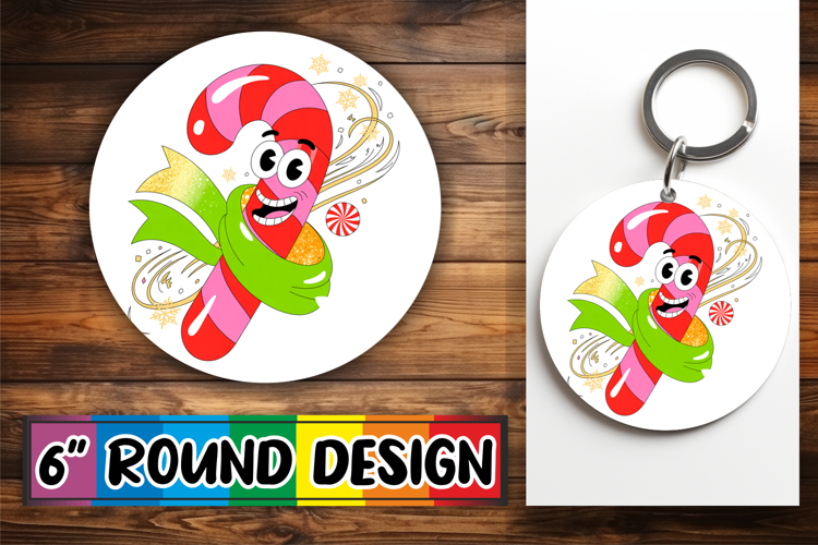 Enchanted Circle Keychain Magic, Cute Christmas