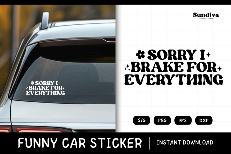 Funny Car Decals SVG Image 13