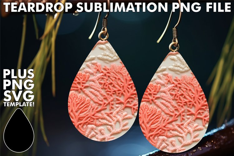 Sublimation Artistry for Earrings example image 1