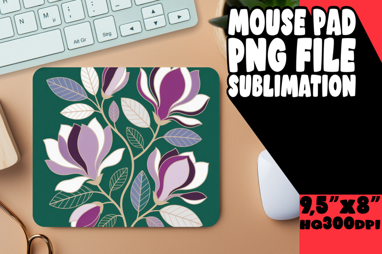 Luminous DESK pad Artistic Touch, Flowers