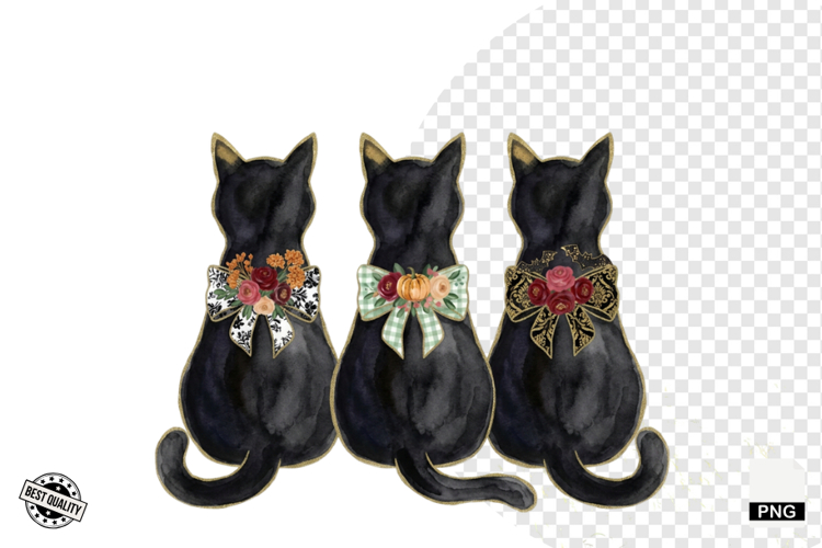Black Cat Clipart Image 5