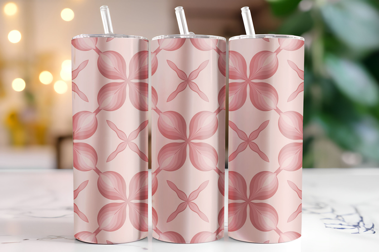 Floral Pattern Tumbler Wrap | Sublimation | Tumblers