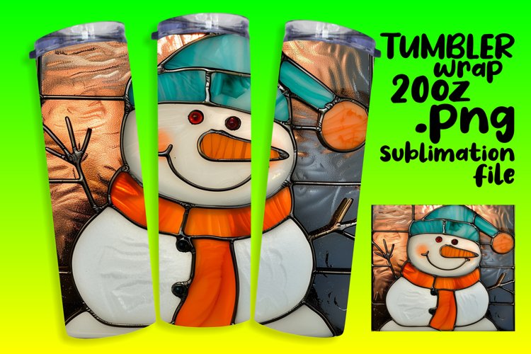 Christmas Tumbler Wrap Image 2