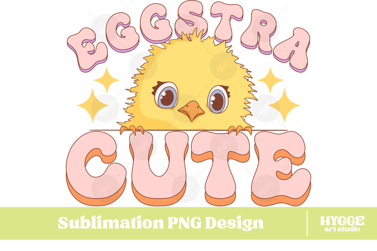 Easter Bunny Sublimation DTF Chick Farm Hip Hop Spring Joy