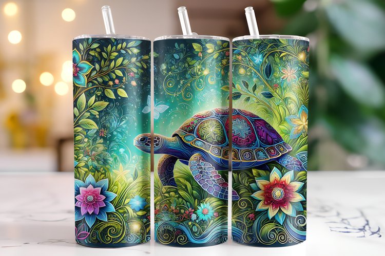 Turtle Tumbler Wrap | Sublimation | Tumblers