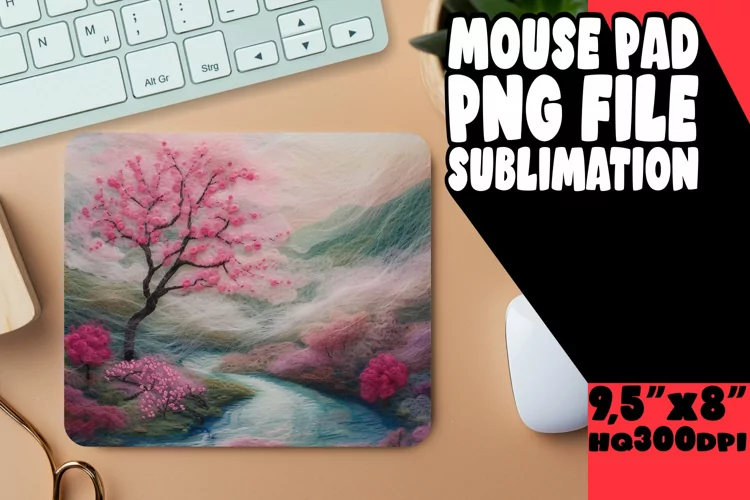 Mesmerizing 3D Landscape Mouse Pad Sublimation