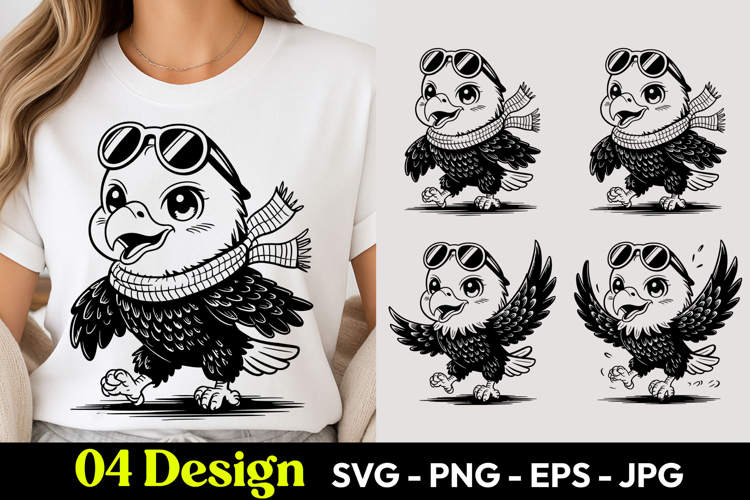 Winter Flying Owl SVG PNG