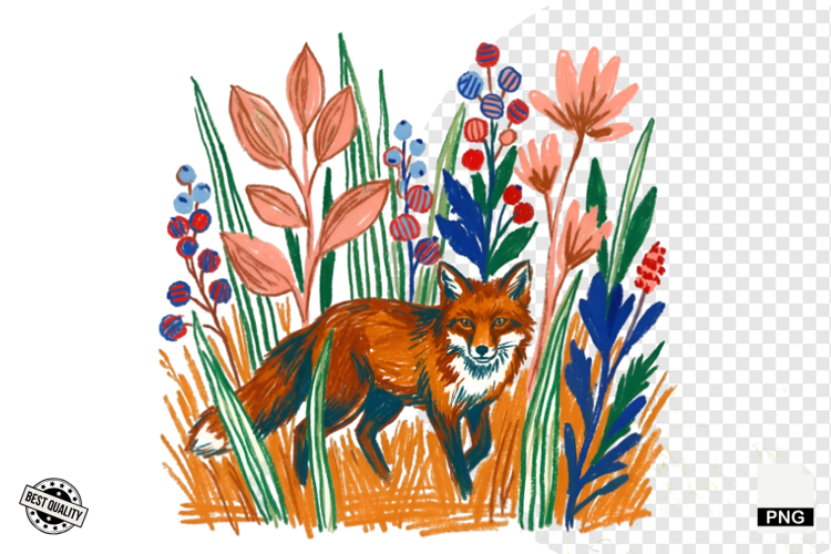 Wildflowers Clipart Image 19