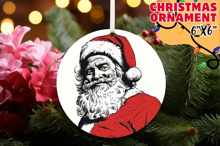 Jingle All the Way Circles: Santa's Art