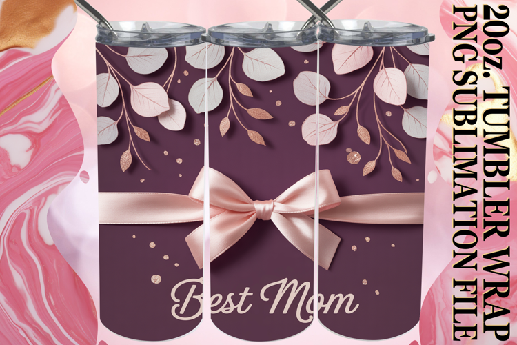 Joyful Hearts 20oz tumbler wrap, Mother's Day