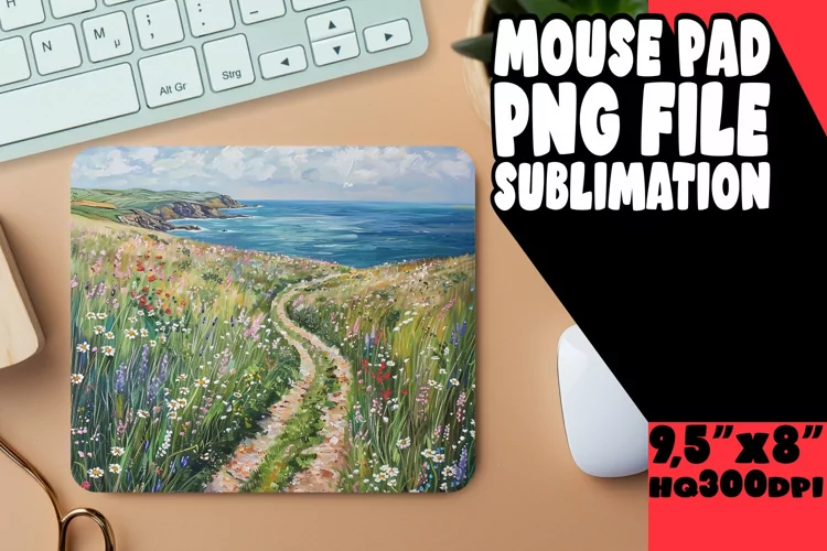 Serene Beauty Mouse Pad Sublimation