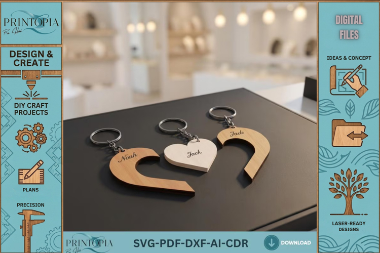 Acrylic Keychain Svg Image 18