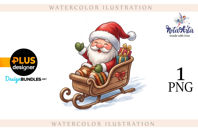 Watercolor Christmas gnomes, Christmas Gnomes