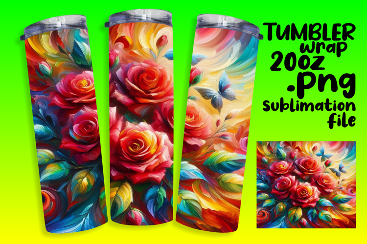 GORGEOUS 20oz Tumbler Wrap for Gifts , Flowers
