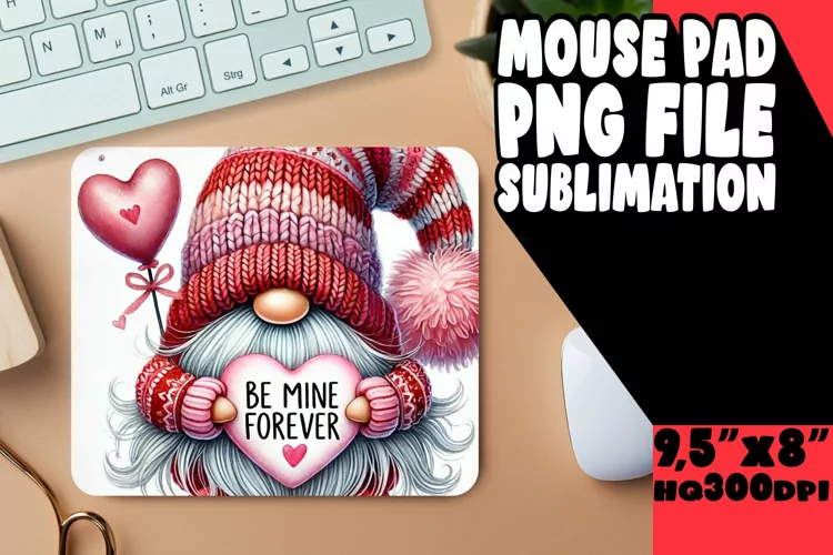 CHEERFUL mouse MAT Gift Inspiration, Gnomes