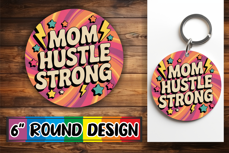 Bright Circle Ornaments Design, Mothers Day