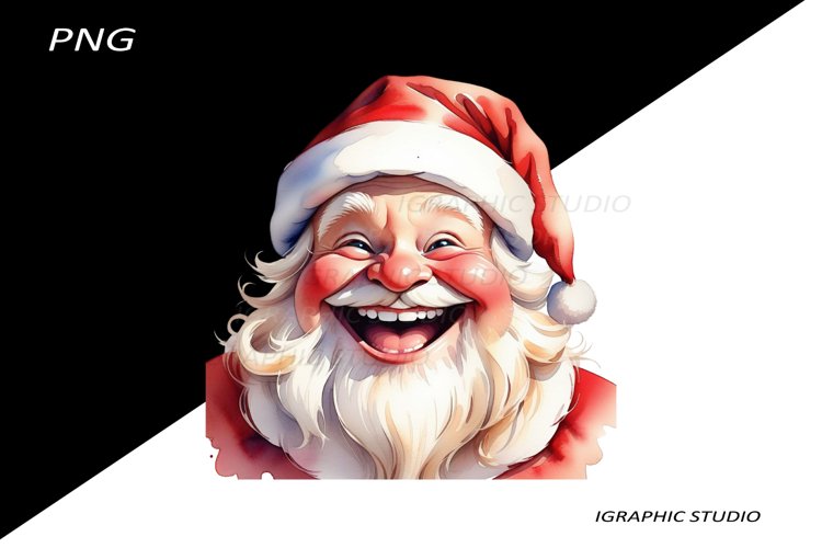Funny Santa Claus Clipart, Christmas Clipart